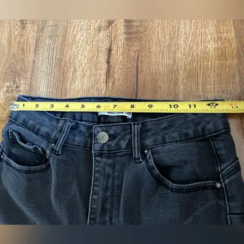 Wax Jean Black Denim Skinny Jeans Stretch Jeans High Rise Junior's Size 11