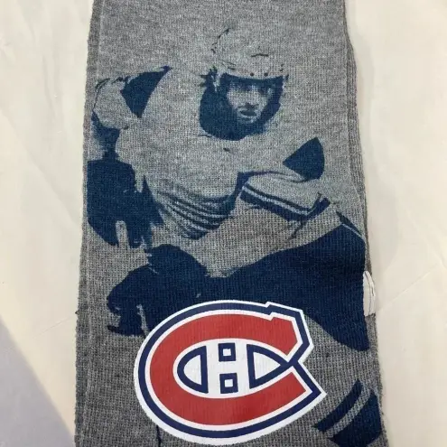 NHL Montreal Canadians Hockey Scarf Gertex Warm Winter Gray