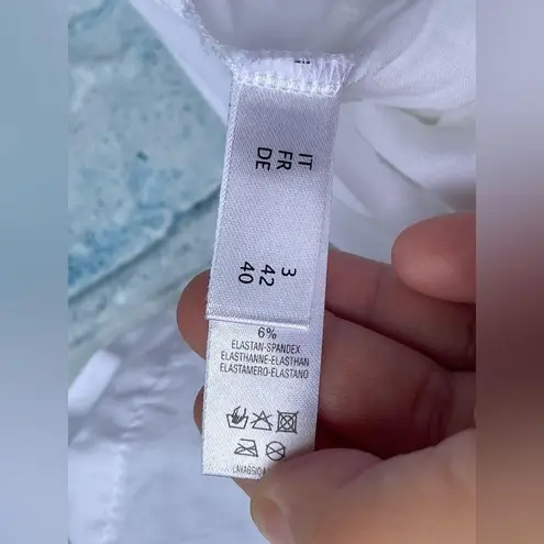 La Perla nightgown sleepwear white cotton mini size medium