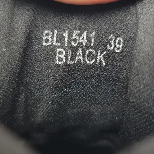 Womens Chunky High Top Snakeskin Hiking Sneakers Jumex Collection Shoes Size 39 Black