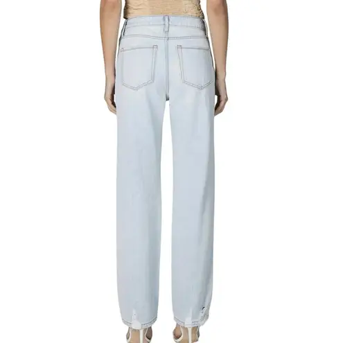 Ceros Skylar High Rise Dad Jeans Laguna Light Wash Distressed Size 26 Blue