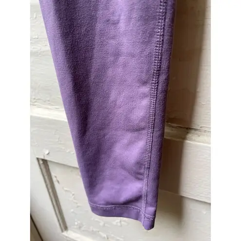 Velocity lavender lilac purple stretch full length athleisure leggings size S
