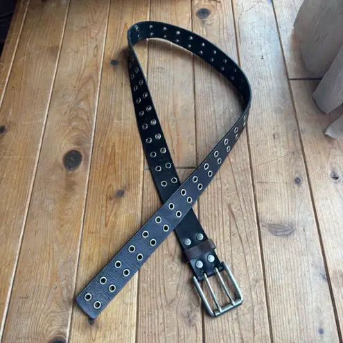 Black Leather Punk/Grunge Belt