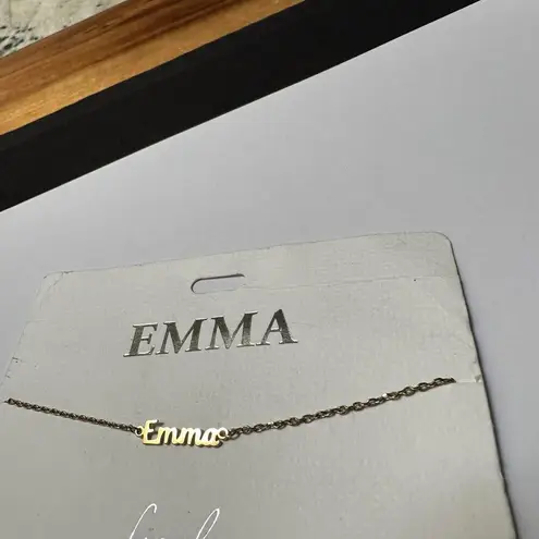 Marina De Buchi Emma Monogram Name plate Marina Di Buchi Bracelet Adjustable Gold Tone