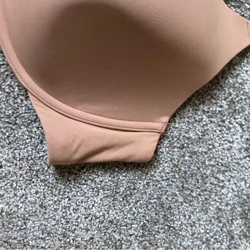 SKIMS NWT Fits Everybody Demi T-Shirt Bra in Sienna Beige Brown Size 42B
