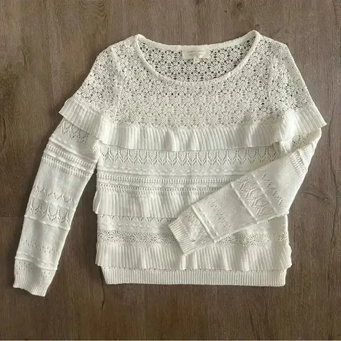 Sézane La Maille Tilla Jumper Sweater - White Ivory - Size XS