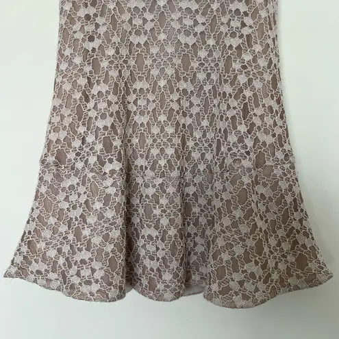 Sandro Paris High Neck Lace Mini Dress