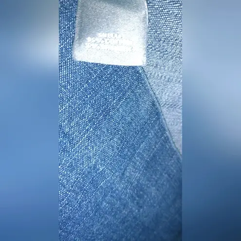 Neiman Marcus 4 Cargo Steel Riveted Denim Shirt Dress NWT