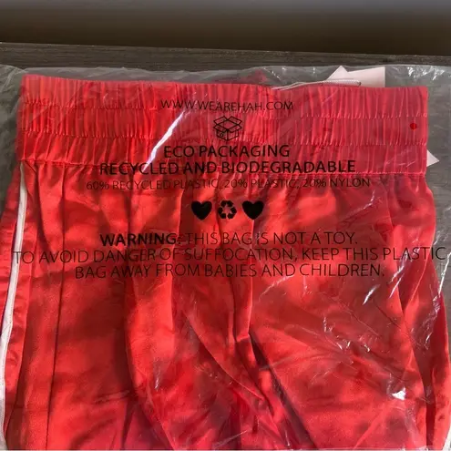 We Are HAH HAHT Blood Orange Women's Satin Boxer Shorts Size S