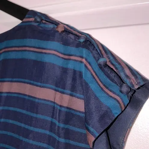 Aryn K xsmall striped adorable silk dress