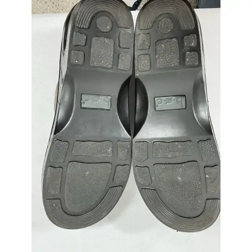 Womans BOC Slipon Wedge Shoes 9 Brown Distressed Leather