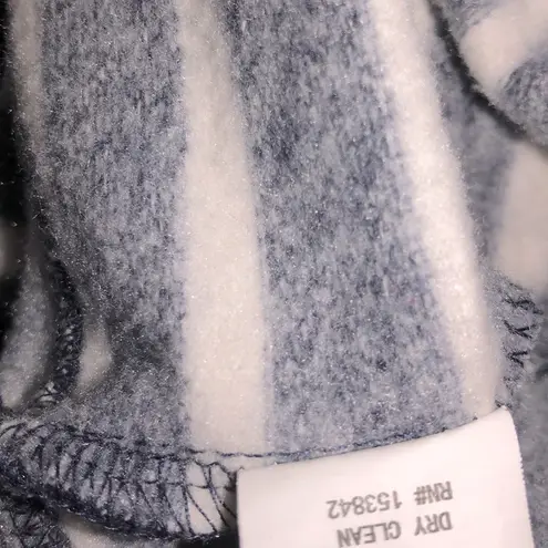 MELLODAY small blue striped hoodie sweatshirt