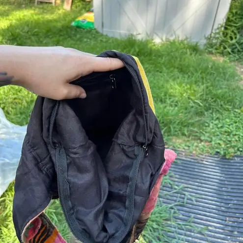 Patchwork boho y2k hippy bag