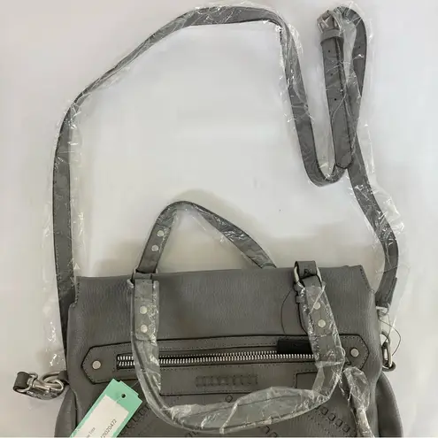 Elle & Jae Gypset Stenson Gray Textured Mini Tote Shoulder Crossbody Bag