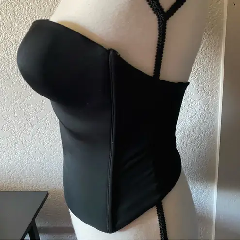 Gillian O’Malley Strapless Corset, Black, 34B Black Size undefined