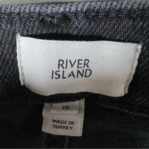 River Island Molly Black Distressed Skinny Jeans