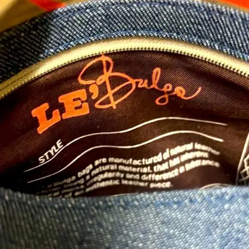 Bulga Cognac Jean Saddle Bag Shoulder Bag B30 Blue