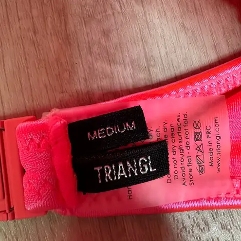 Triangl Mylos Pink Pop Luna Metallic Bikini Swimsuit Size M/S