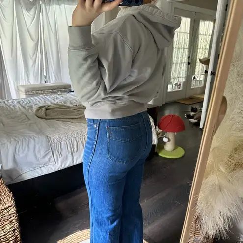 Girlfriend Collective Women’s Extra Small Blue Hoodie Organic Cotton