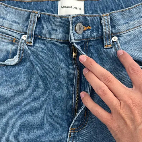 ABRAND A Slouch Jean Baggy 90’s Denim light wash jeans loose fit wide leg Blue Size 25