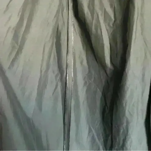 House of‎ Lancry Women's Black White Stripe Open Kimono Robe Size S