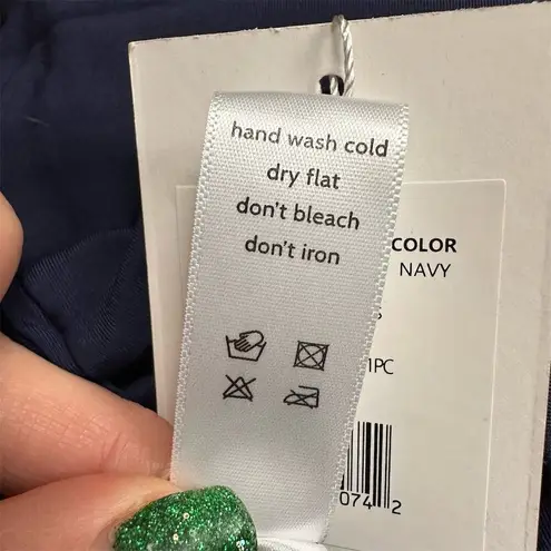 ANDIE NWT Maternity Ibiza One Piece Swimsuit Navy Blue Size S Women's Swimwear