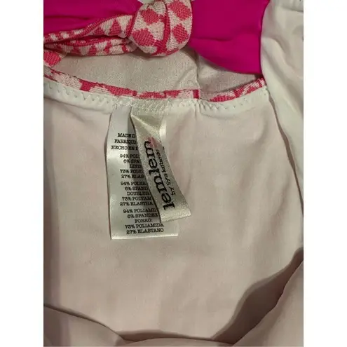 Lemlem Lola High Waist Bottom Pink Print sz Small