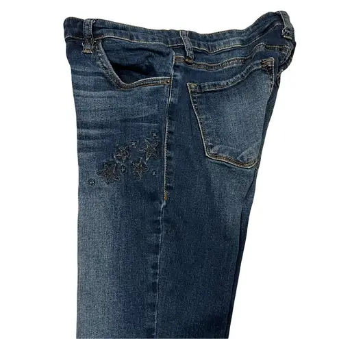 sts blue  Emma Ankle Skinny Distressed Dark Wash Jeans