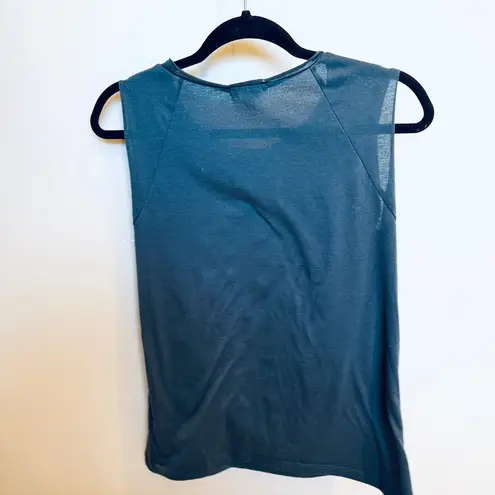 Self Esteem Vintage Y2K Rocker Tank Top Studded Sleeveless Casual Top Large