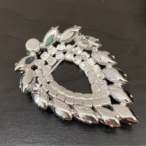 Vintage SARAH COVENTRY Juliana Delizza & Elster Blue Lagoon AB Crystal Brooch