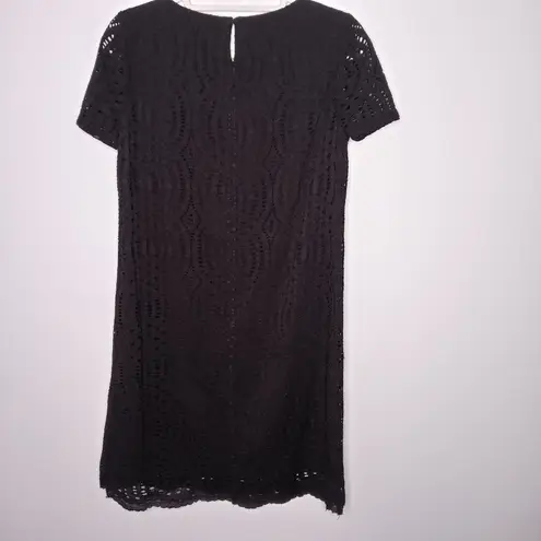 J.Crew ⭐️  black lace shift dress size 2