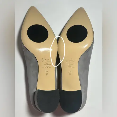 Amalfi Panda Pump Rangoni Firenze Made In Italy Grey Cash Designer Classy 7.5 M Gray