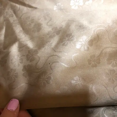 Vintage USA Hand Knit Wool Faux Fur Coat Jacket Brown Size XL Brown