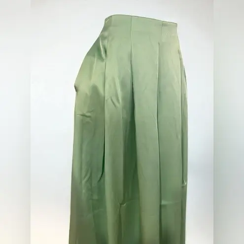 Hugo Boss BOSS- Tetosta Elegant Mint Green Wide-Leg Pants Size 4