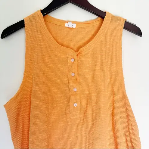 Aerie  Sunspun Button Cropped Tank Top XL