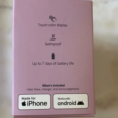 Amazon Halo View Fitness Tracker with Pink Band