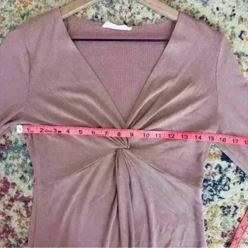 Elodie  Women’s Blush Pink Bodysuit Size Large