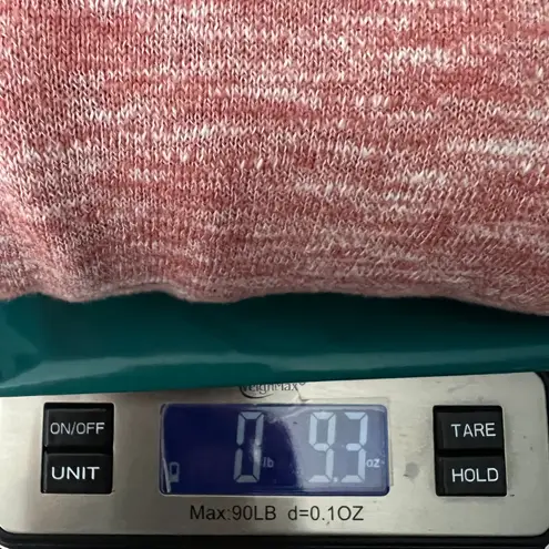 Madewell  Space-Dye Blush Pink Open Front Long Cardigan Size Medium