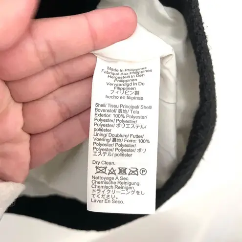 NWT J Crew Factory Black and White Tweed Lady Jacket Size 8 BS928