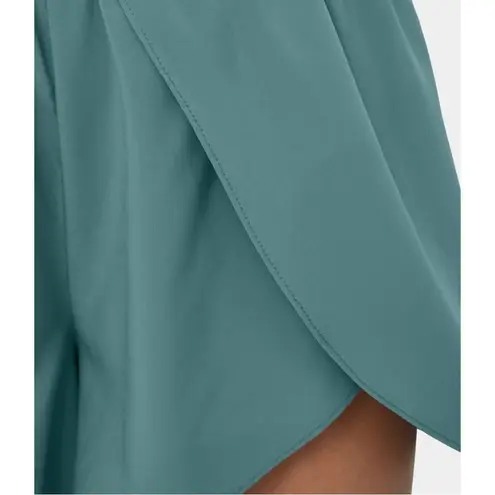 Halara Blue Turquoise Flowy High Waisted Dance Casual Shorts Sz M