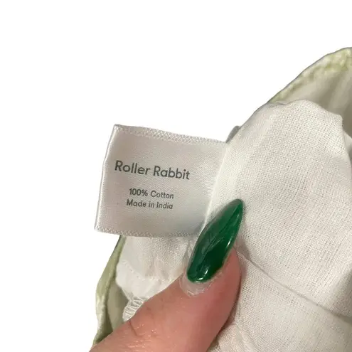 Roberta Roller Rabbit Roller Rabbit Caxias Darya Dress Sage Green White Floral Size Large