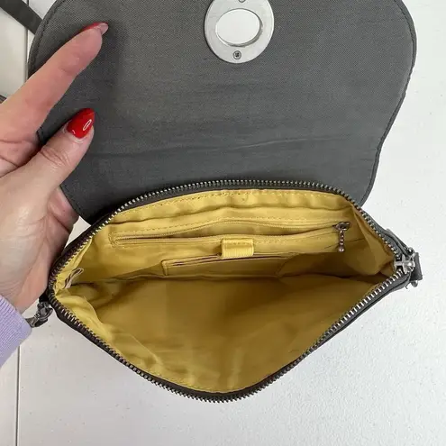 Baggallini Baggalini Monaco Clutch Purse Convertible Travel Crossbody Bag Gray Purse