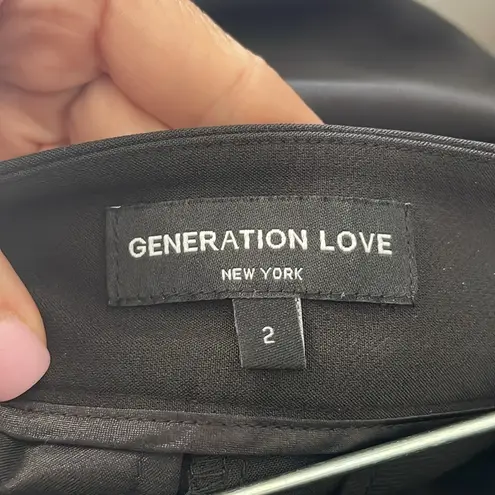 Generation Love New! JENISE CREPE PANTS in Black Size 2 $248