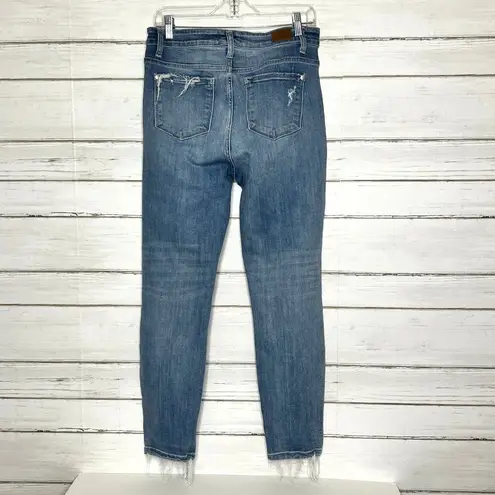 Judy Blue Boyfriend Jeans Stretch Distressed Denim Size 28