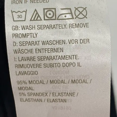 Susan Graver LIFESTYLE Spa Knit Pull On Jogger Pants Black Size XXS Petite