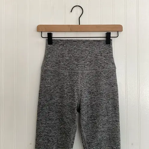 Beyond Yoga Spacedye Walk And Talk High Waisted Capri Legging Black Gray Size S