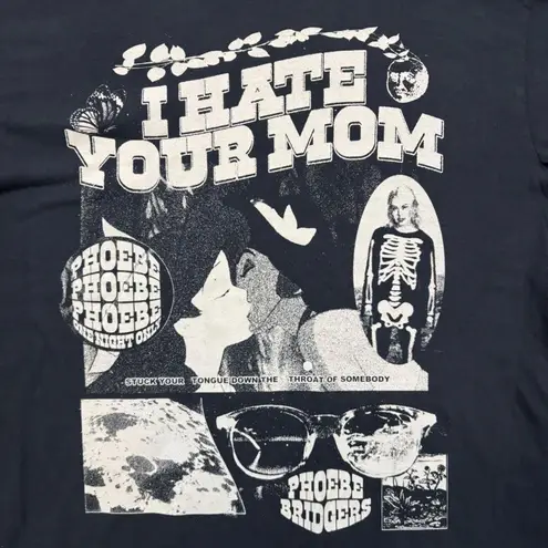 Phoebe Bridgers “I Hate Your Mom” Rock Band Graphic T-Shirt Size Large