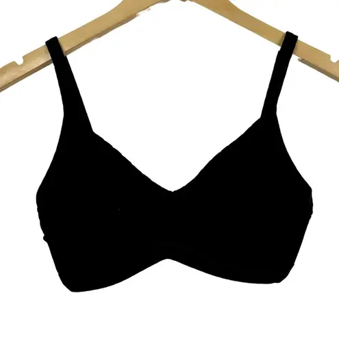 Seafolly  Inka Rib D Cup Bralette Wired Bikini Top NWT $117 Size 4 US