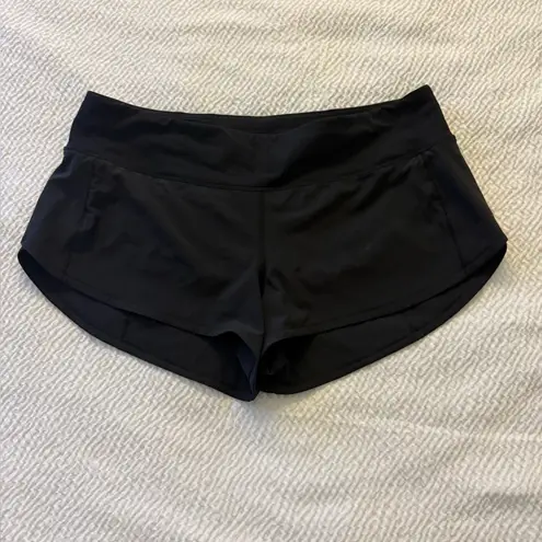 Lululemon  Speed Up Shorts Low Rise 2.5” Black Size 8 Retired 2020 Edition