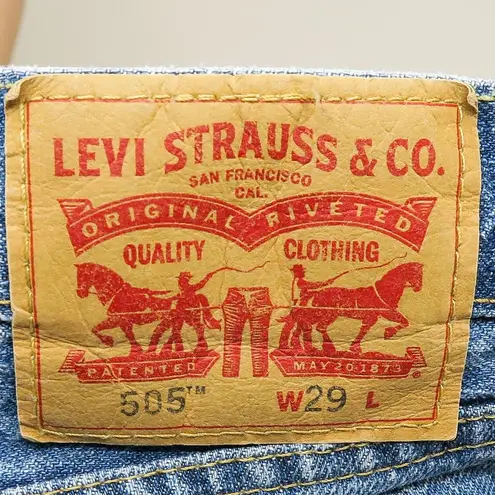 Levi's Vintage Levi’s 505 High Waisted Denim Shorts